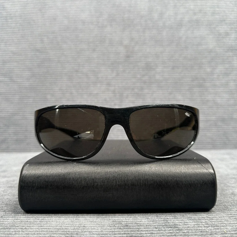 Bolle 723 Sunglasses Black Wrap Sport Made in France Vintage Mens Womens Y2k